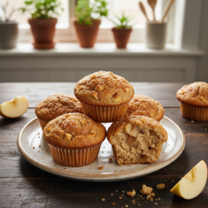 Einfach saftige Apfel-Zimt-Muffins