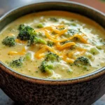 30-Minute Creamy Broccoli Cheddar Soup - Irresistible Comfort