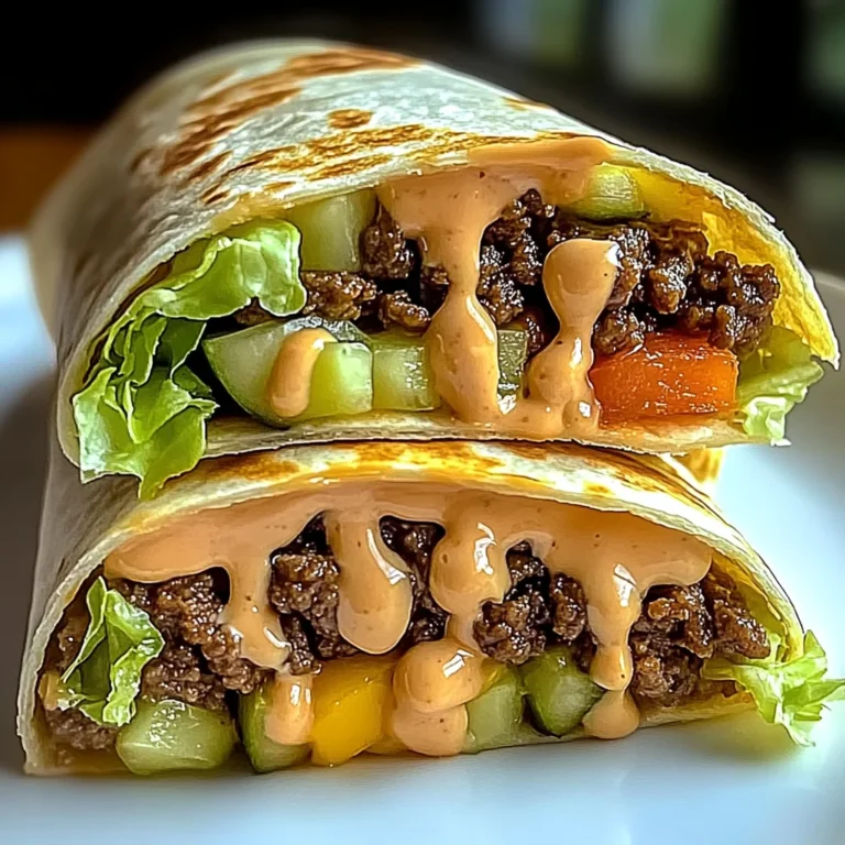 Big Mac Wraps Rezept für schnelles Abendessen