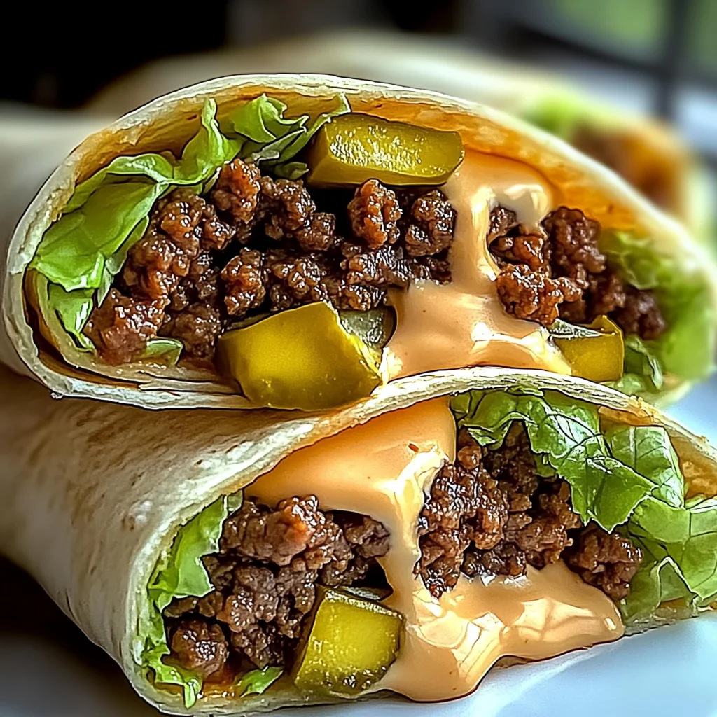 Big Mac Wraps Rezept für schnelles Abendessen