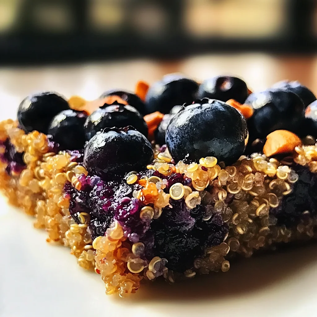 Blaubeer Quinoa Frühstück für einen energiereichen Start