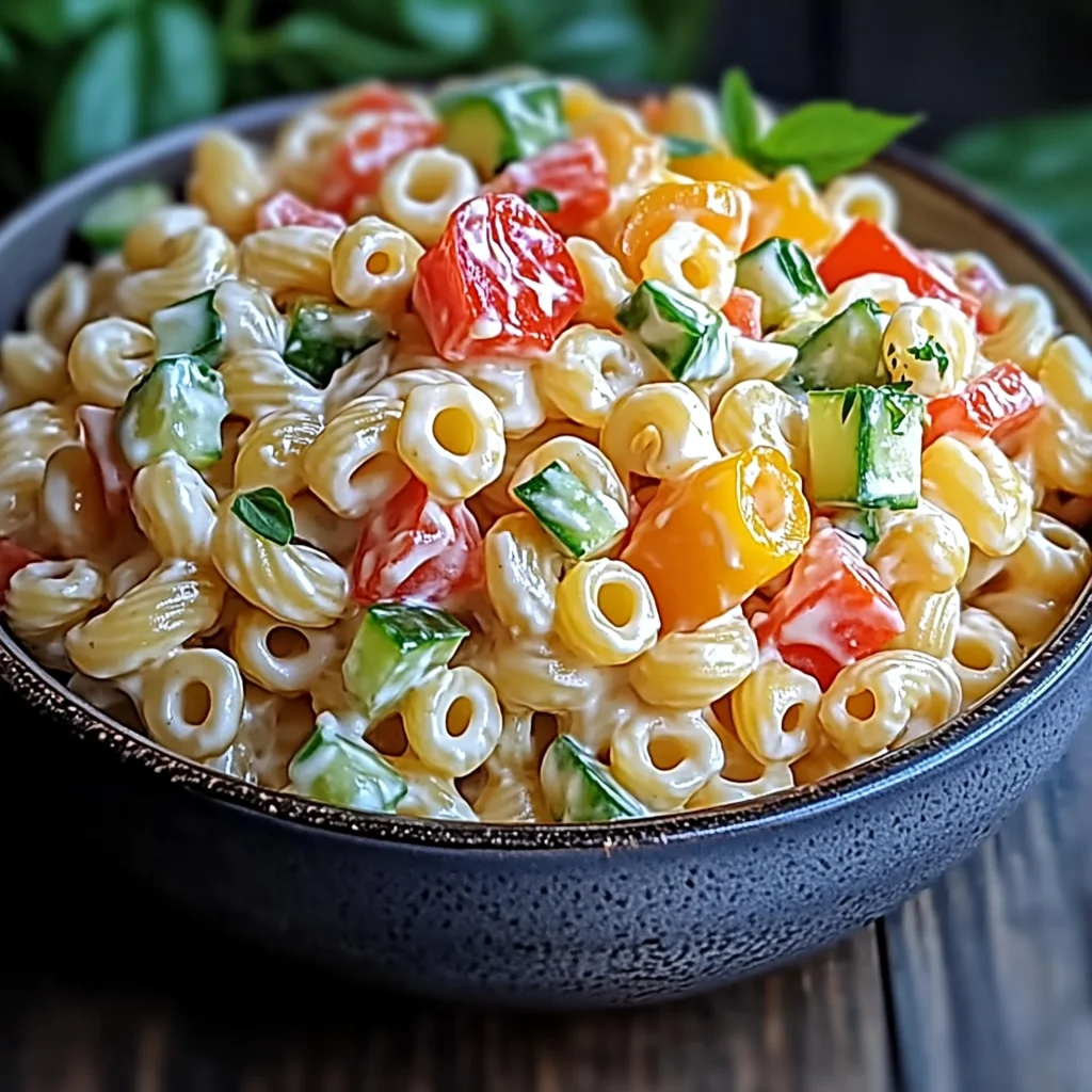 Cremiger Kinder Nudelsalat mit Frischkäse – Lecker und Einfach