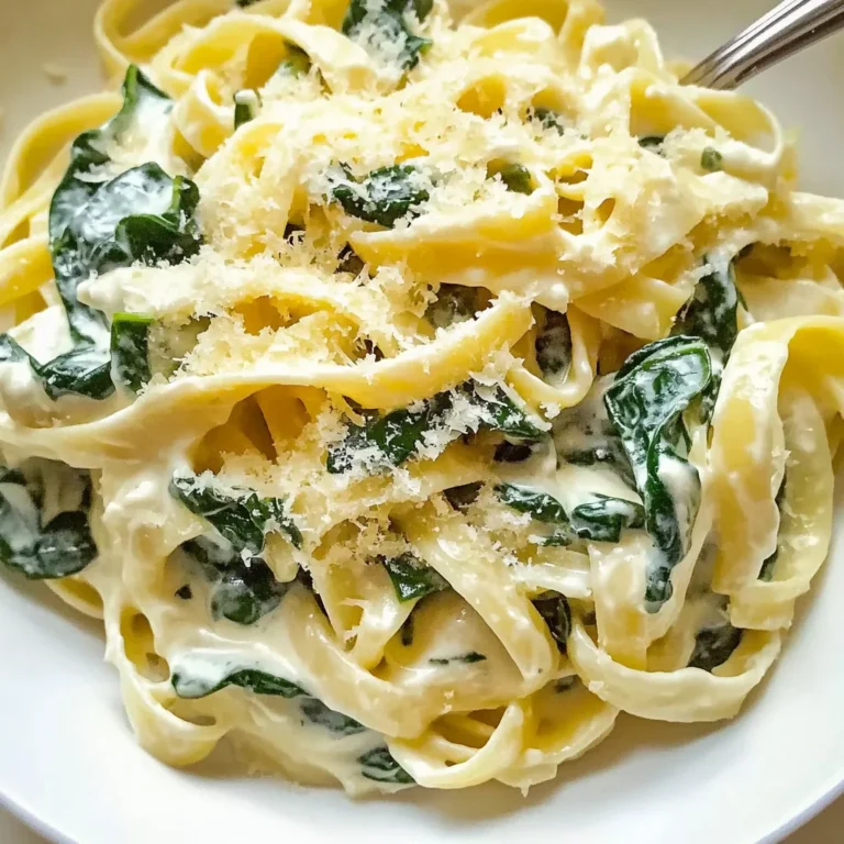 Einfache Zitronen-Ricotta-Pasta mit Spinat schnell gemacht