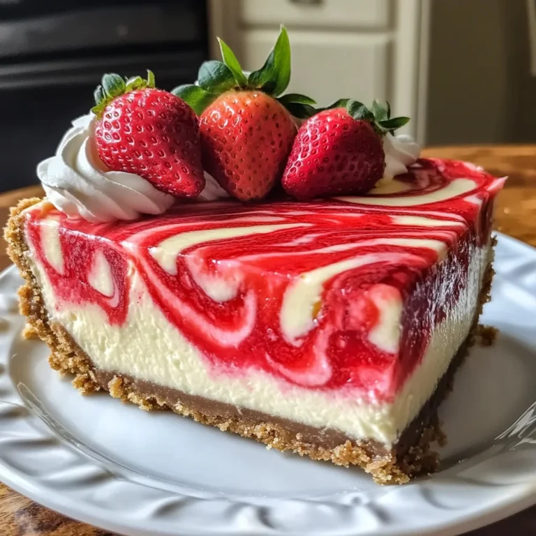 Erdbeerwirbel-Käsekuchen Rezept ganz einfach zaubern