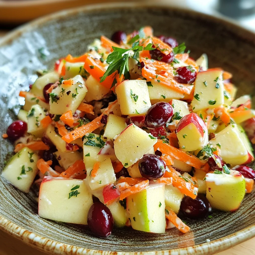 Erfrischender Apfel-Cranberry-Karottensalat: Ein Unglaubliches Ultimatives Rezept