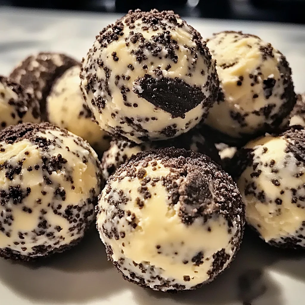 Frischkäse Oreo Proteinbällchen für den perfekten Snack