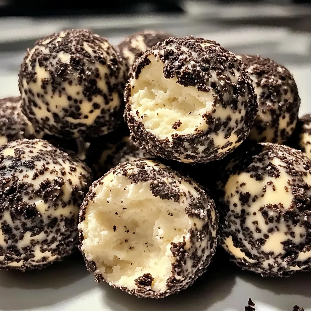 Frischkäse Oreo Proteinbällchen für den perfekten Snack