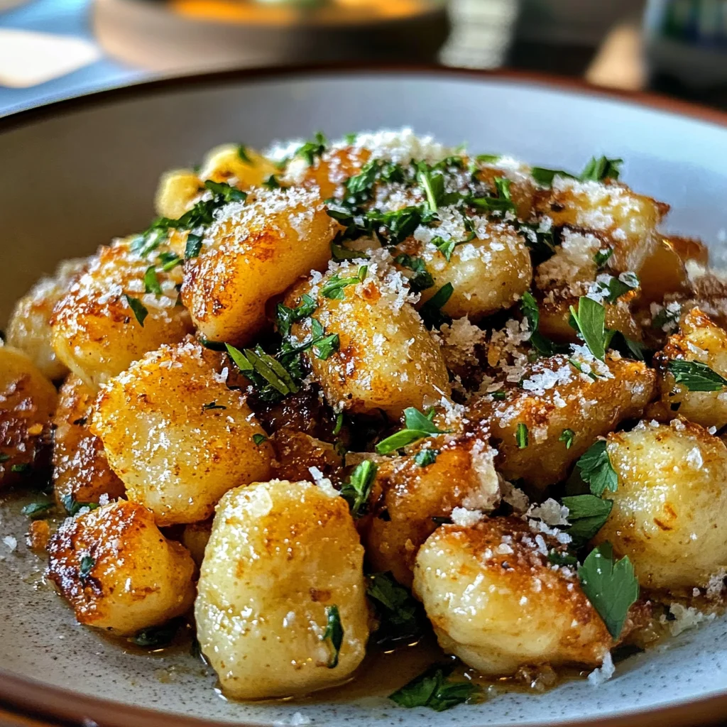 Gebratene Gnocchi mit karamellisiertem Blumenkohl: Ein Unglaubliches Ultimatives Rezept