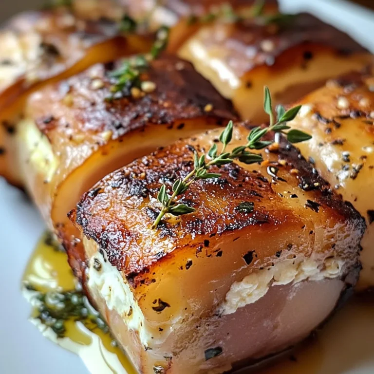 Gegrillte Feta-Schinkenröllchen