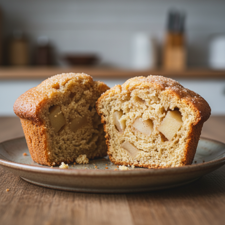 Einfach saftige Apfel-Zimt-Muffins