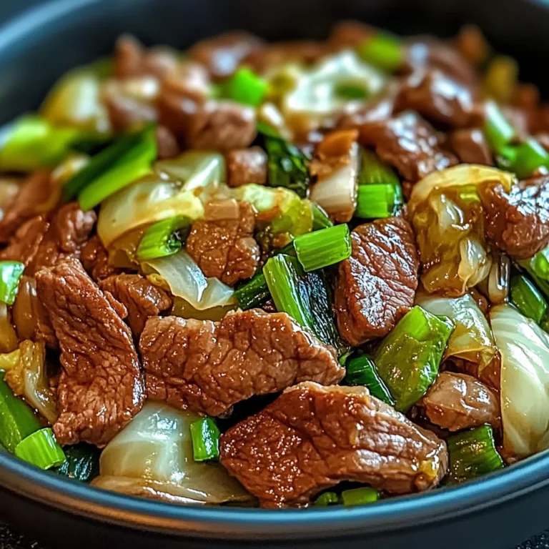Herzhafter Rindfleisch-Kohl-Wok für jeden Tag: Schnell und Lecker