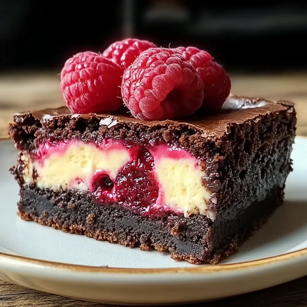 Himbeer-Brownie-Cheesecake: