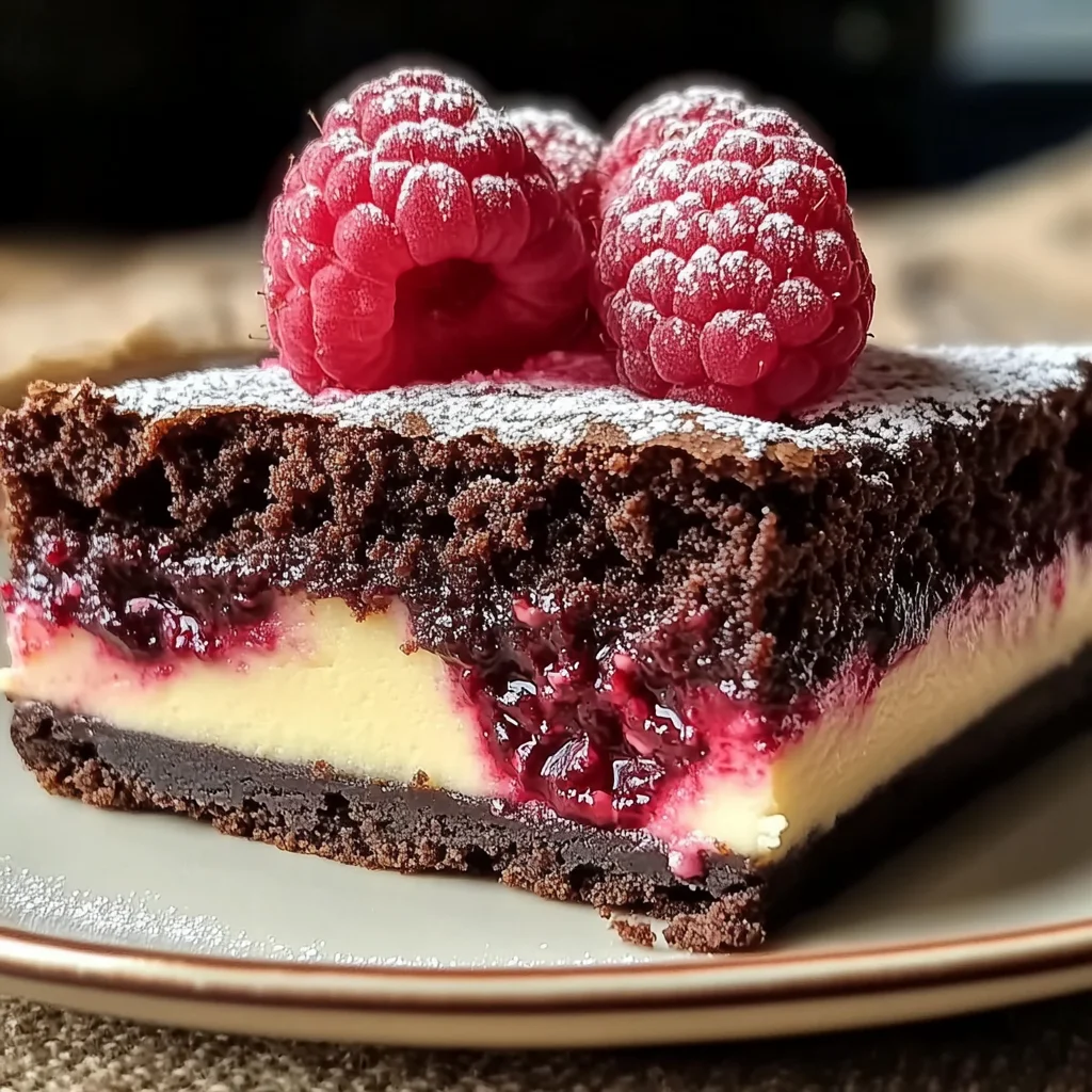 Himbeer-Brownie-Cheesecake: