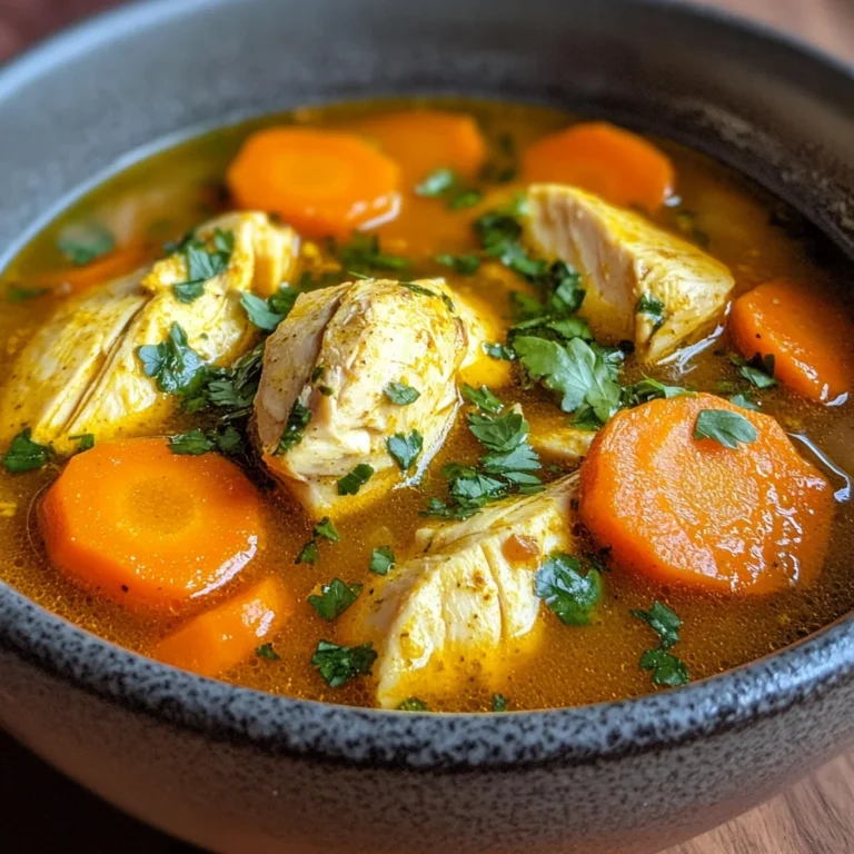 Immunstärkende Kurkuma-Hühnersuppe für Ihre Gesundheit!