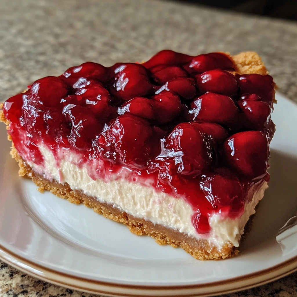 Irresistible 2-Layer Cherry Cheesecake Recipe You'll Crave
