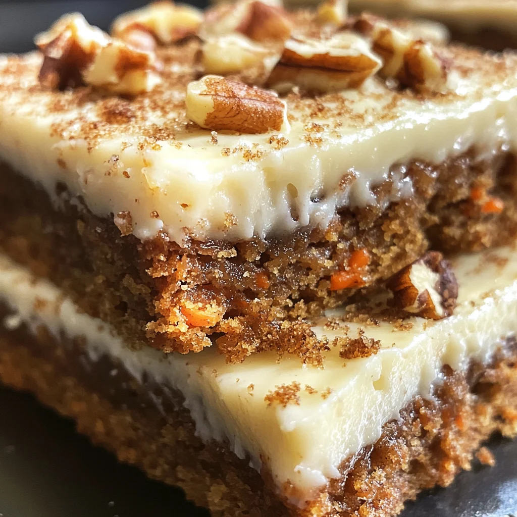 Karottenkuchen-Schnitten: Saftig, süß & unwiderstehlich lecker!