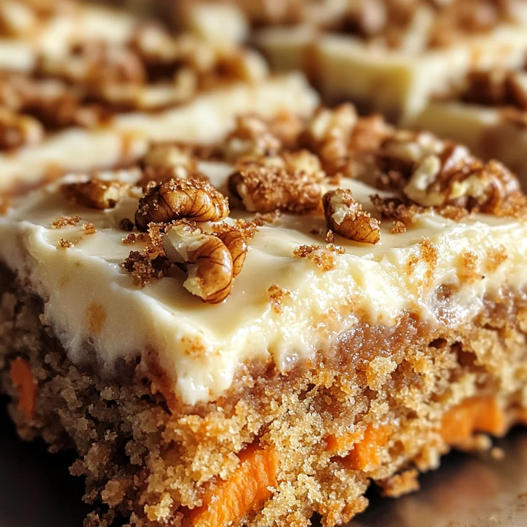 Karottenkuchen-Schnitten: