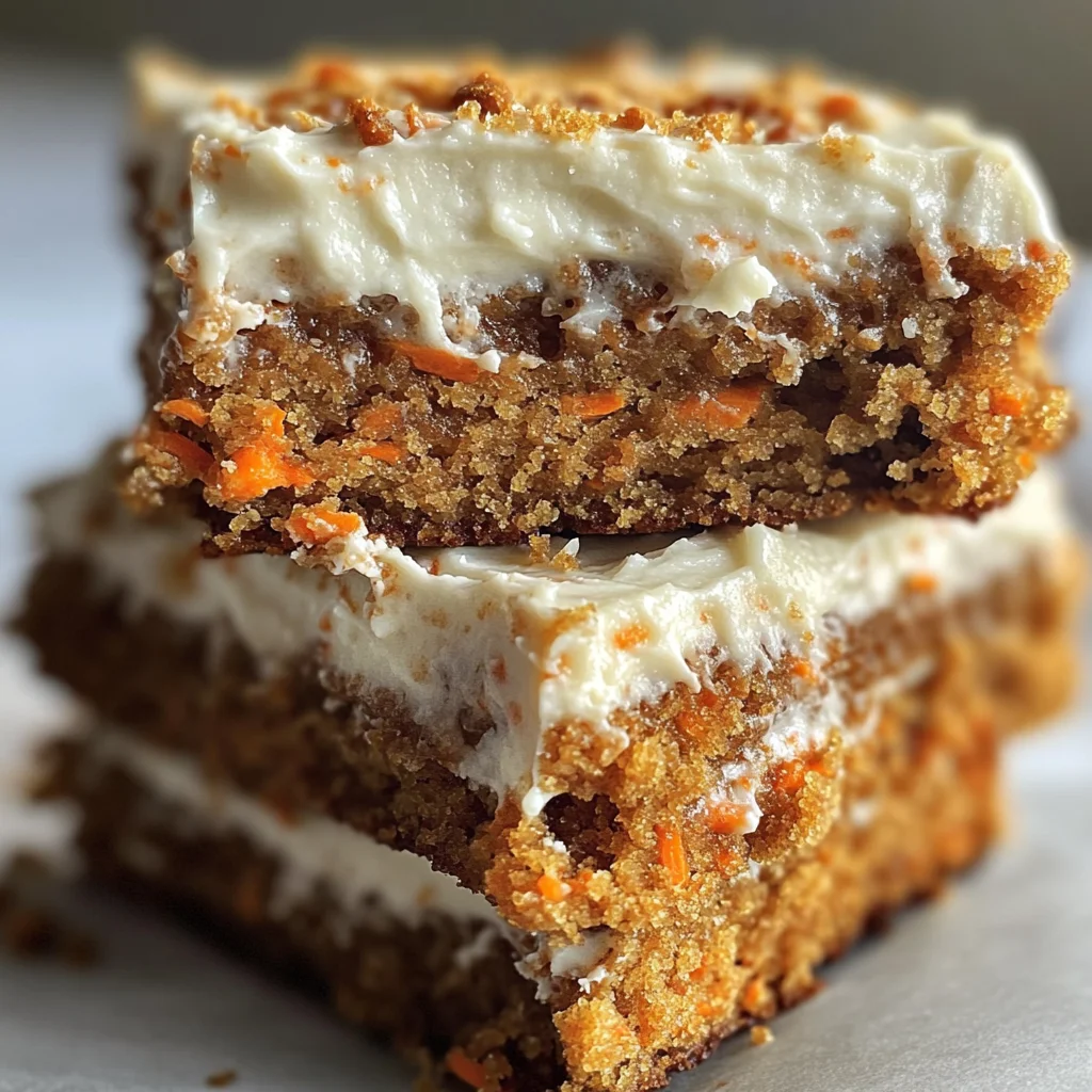 Karottenkuchen-Schnitten: