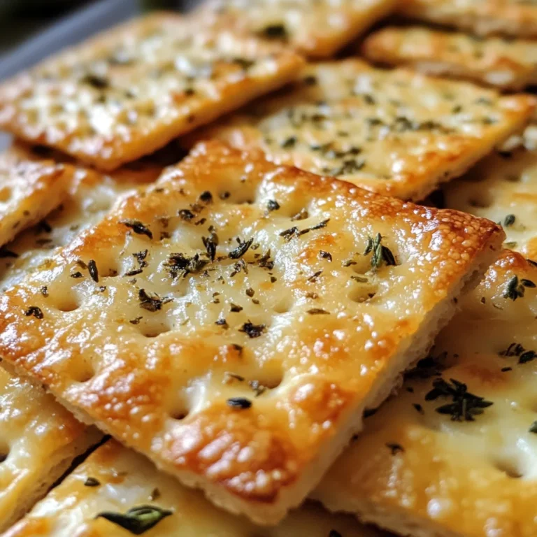Knusprige Italienische Kräuter-Käse-Cracker: Ein Unglaublich Ultimatives Rezept für 10 Personen