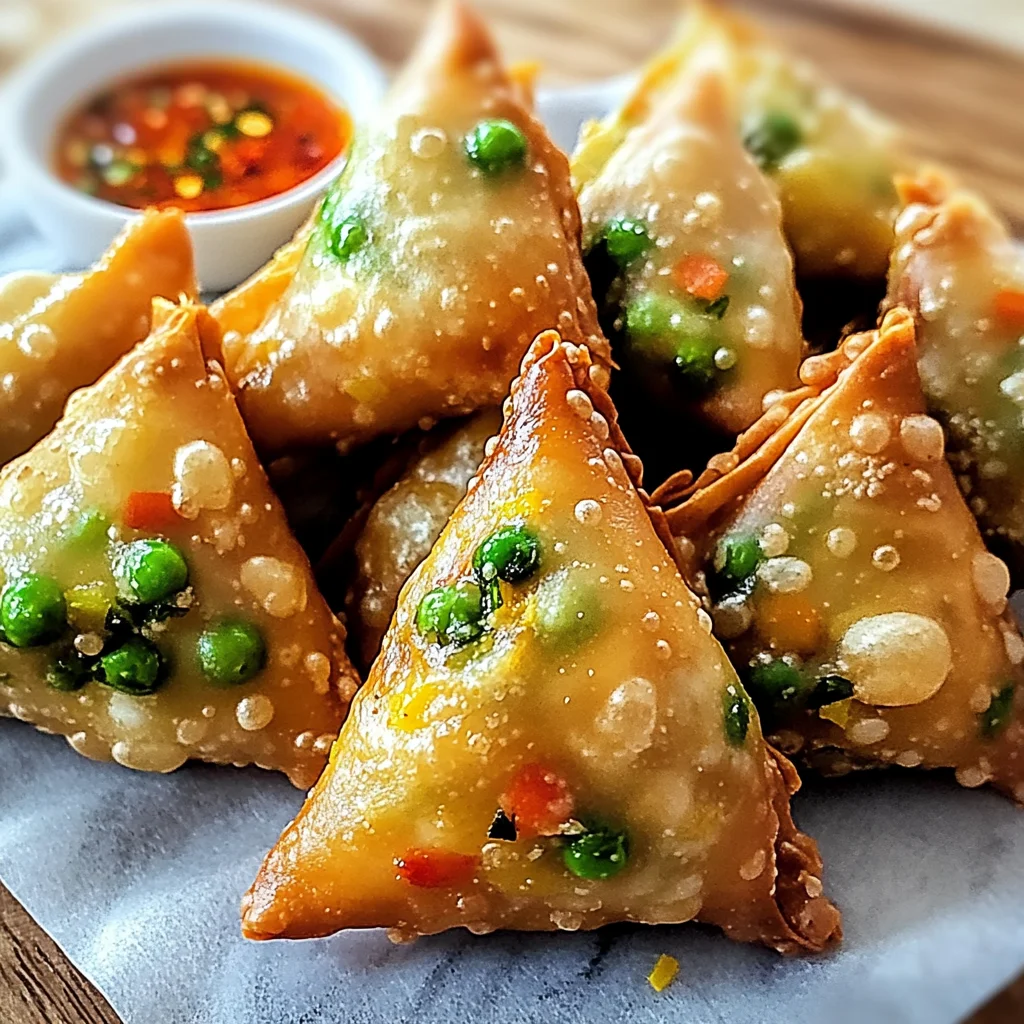 Knusprige und Kautschukreis-Papier-Samosas Zuhause machen