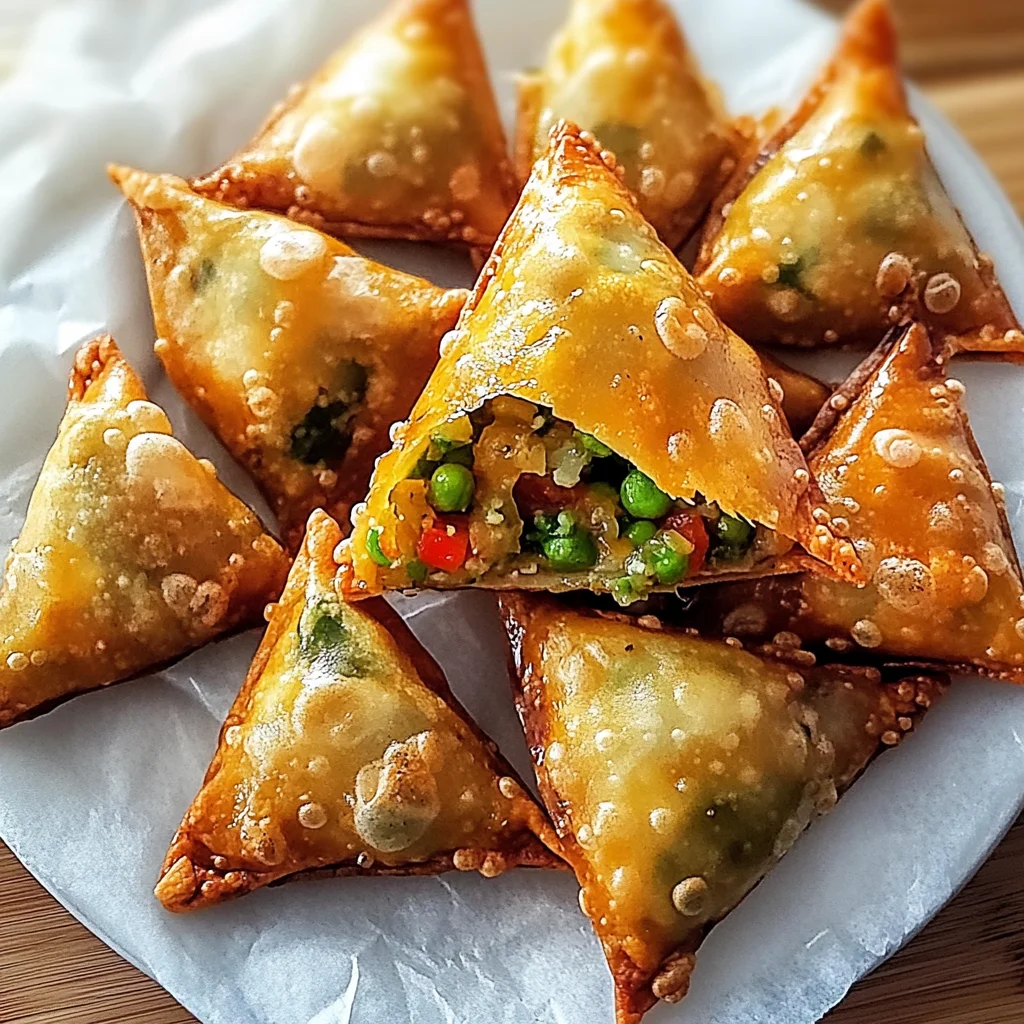 Knusprige und Kautschukreis-Papier-Samosas Zuhause machen