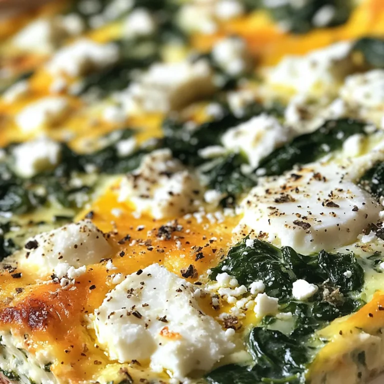 Low Carb Spinat-Auflauf mit Feta und Ei