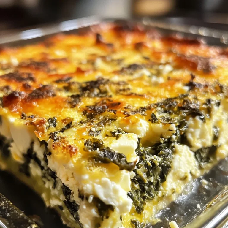 Low Carb Spinat-Auflauf mit Feta und Ei