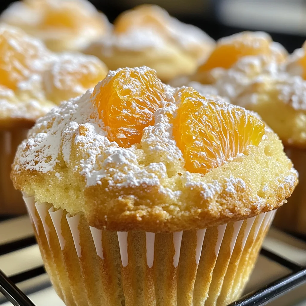 Mandarinen-Frischkäse-Muffins: