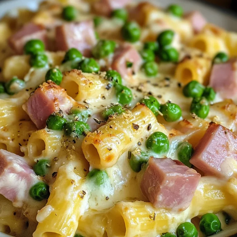Nudelauflauf mit Schinken und Erbsen: Ein Unglaubliches Ultimatives Rezept