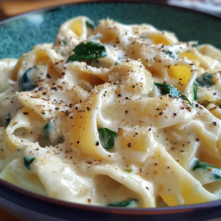 Pasta in cremiger Bärlauch Soße ganz einfach machen