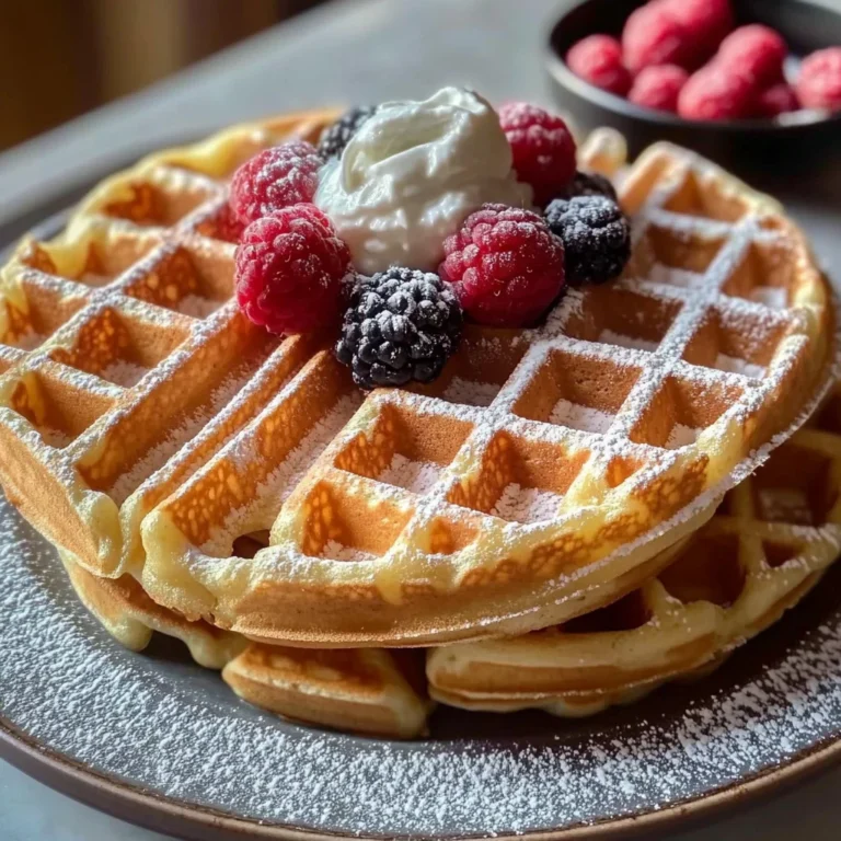Proteinreiche Skyr Waffeln