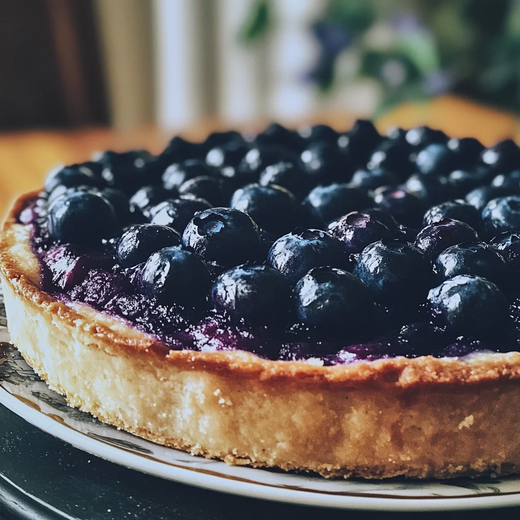 Quark-Blaubeer-Torte