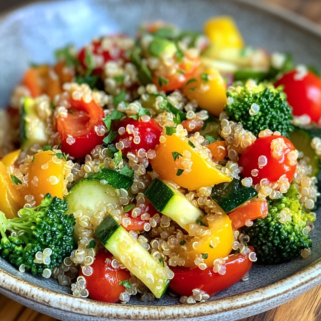 Quinoa Gemüse Pfanne: Lecker, leicht & zitronig frisch!