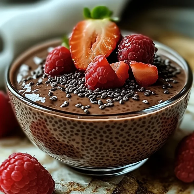 Schokoladen Chia Pudding für gesunde Genießer
