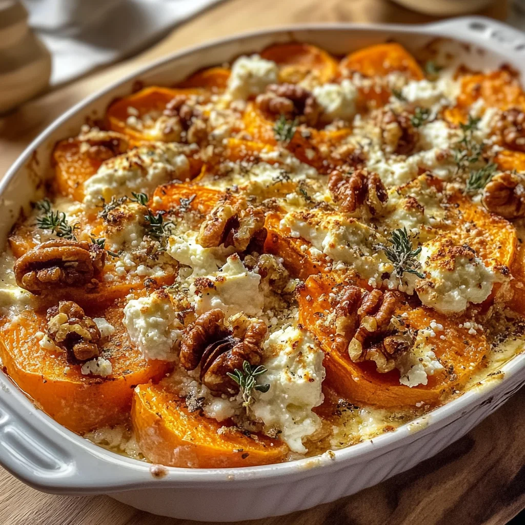 Süßkartoffelgratin