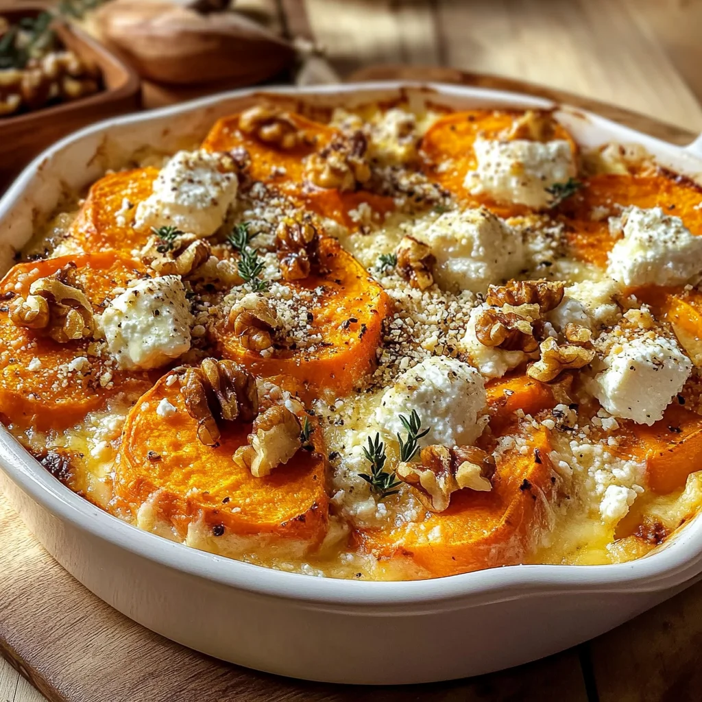 Süßkartoffelgratin