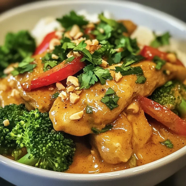 Thailändisches Erdnuss-Hühnchen