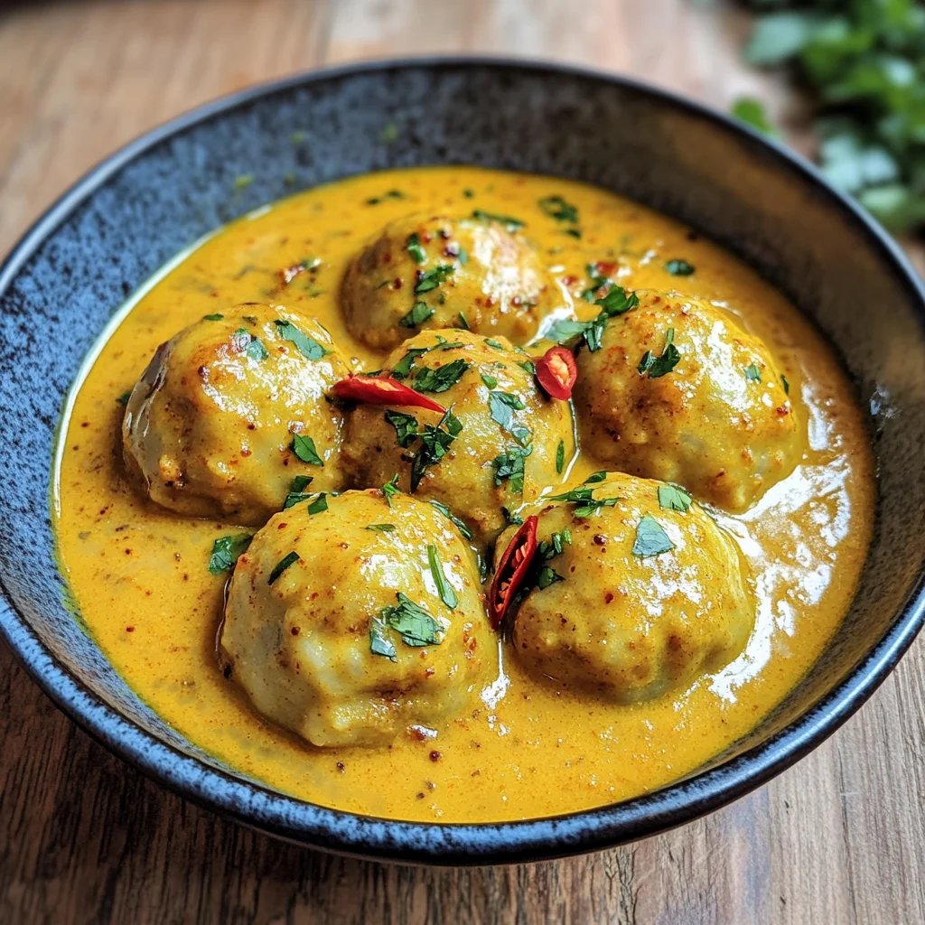 Vegane Linsenknödel in Curry-Sauce: Köstlich und einfach!