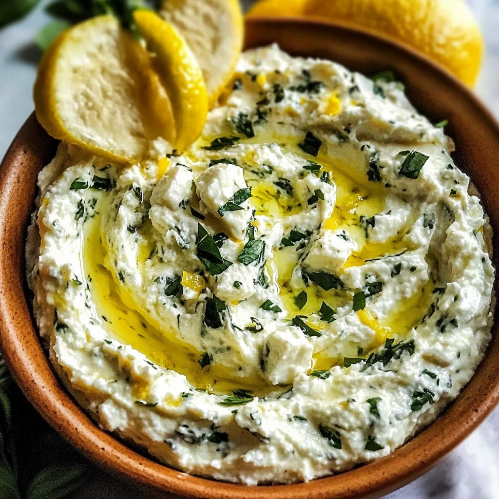 Zitronen-Feta-Aufstrich